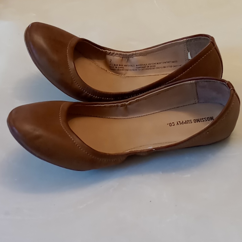 Mossimo Supply Co. Cognac Ballerina Flats Shoes Size 7
